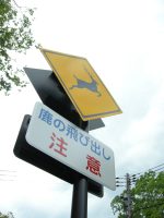 日本で最も有名な交通標識 – a Road sign Most famous in Japan