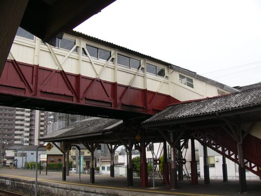 半田駅と跨線橋(4枚) – Handa Station and Oldest overpass bridge (4 pics)