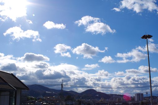 柏原の空 – Sky at Kashihara city