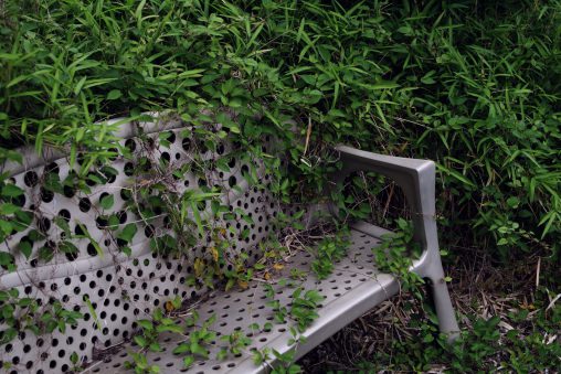 捨て置かれたベンチ – Ruined bench